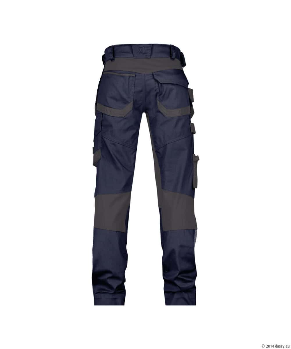 FLUX Next Stretch Werkbroek + Holsterzakken MINUS Nachtblauw/Antracietgrijs