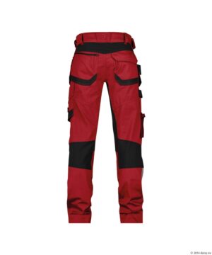 FLUX Next Stretch Werkbroek + Holsterzakken PLUS Rood/Zwart