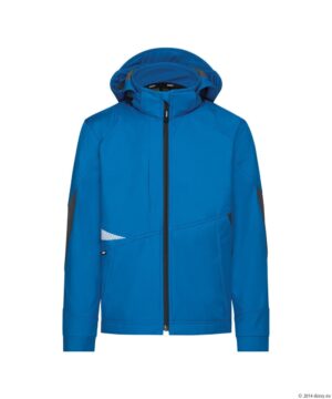 GRAVITY Next Softshell Azuurblauw/Antracietgrijs
