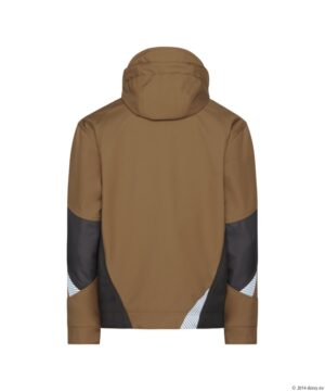 GRAVITY Next Softshell Leembruin/Antracietgrijs