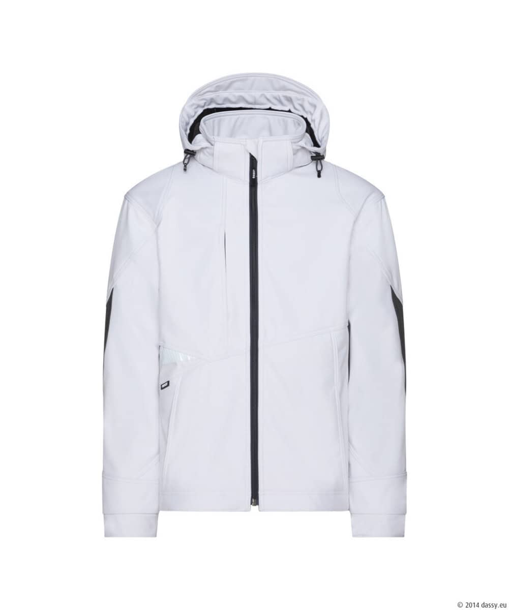 GRAVITY Next Softshell Wit/Antracietgrijs