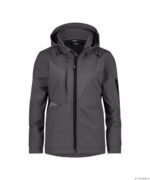 GRAVITY Next Softshell Women Antracietgrijs/Zwart