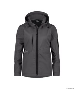 GRAVITY Next Softshell Women Antracietgrijs/Zwart