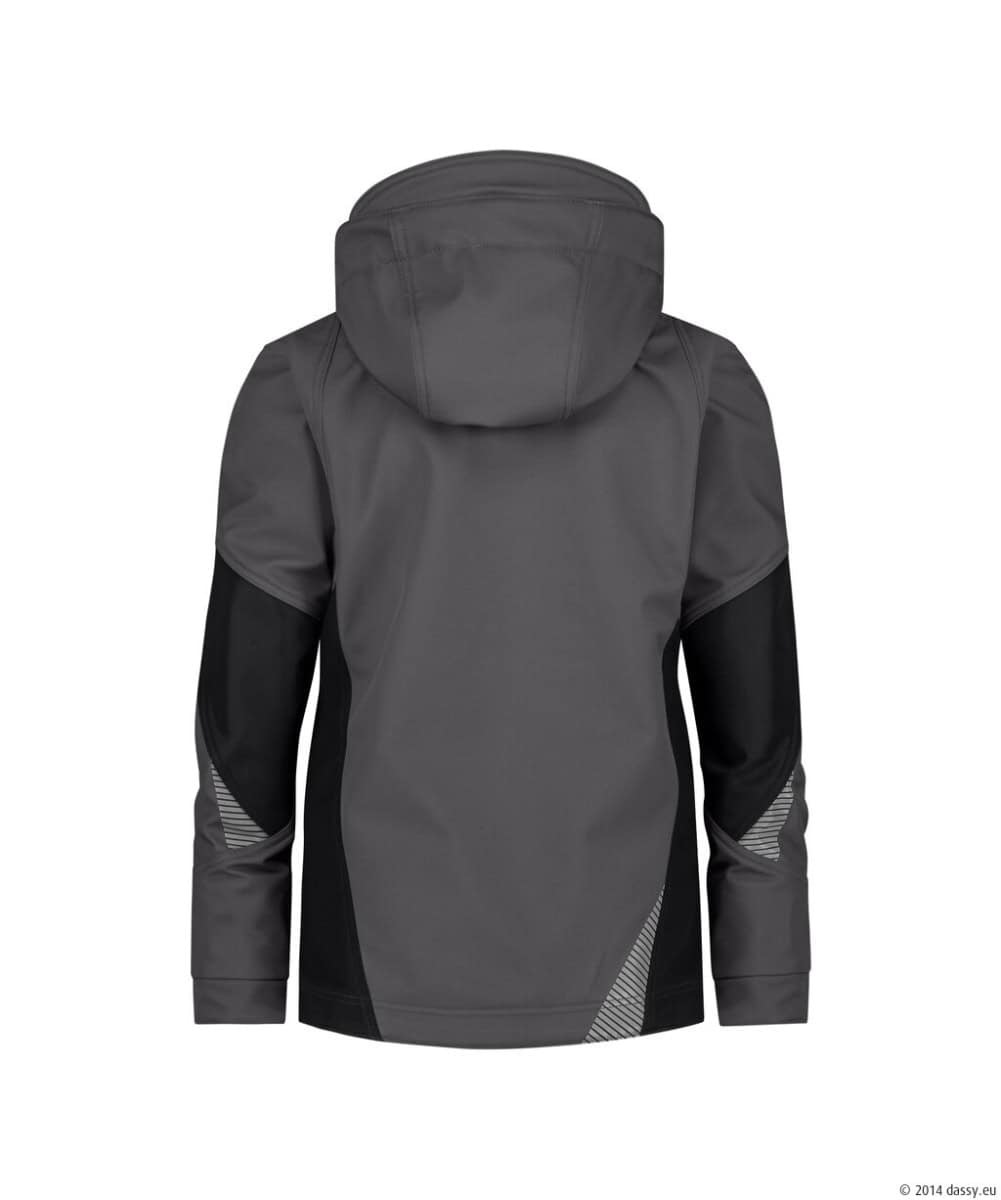 GRAVITY Next Softshell Women Antracietgrijs/Zwart
