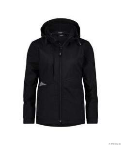 GRAVITY Next Softshell Women Antracietgrijs/Zwart COPY