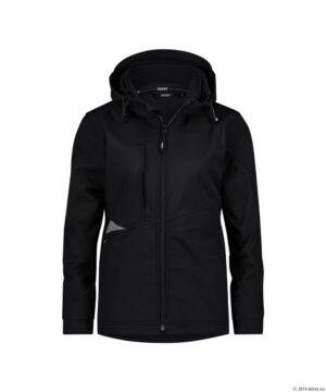 GRAVITY Next Softshell Women Antracietgrijs/Zwart COPY