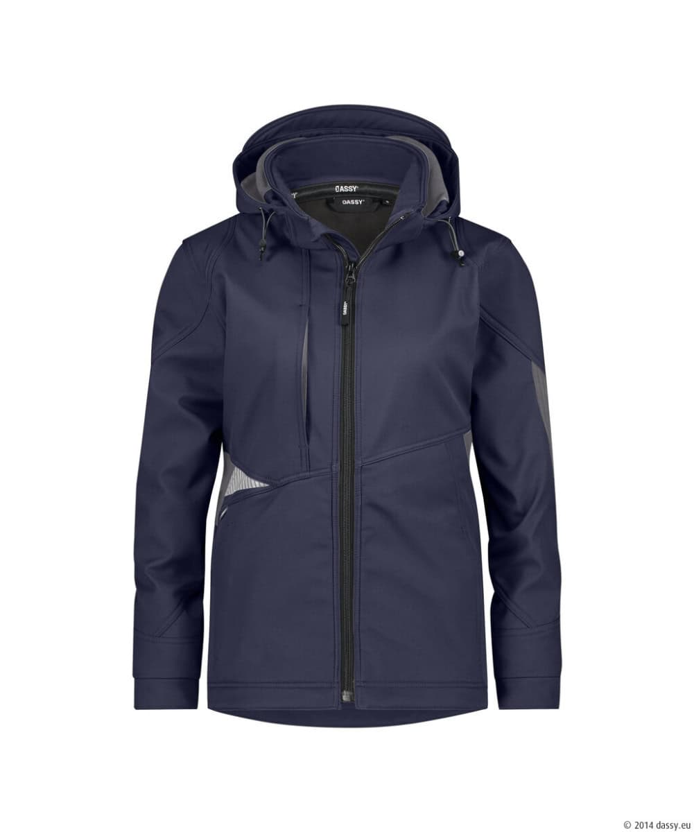 GRAVITY Next Softshell Women Nachtblauw/Antracietgrijs