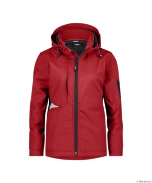 GRAVITY Next Softshell Women Rood/Zwart