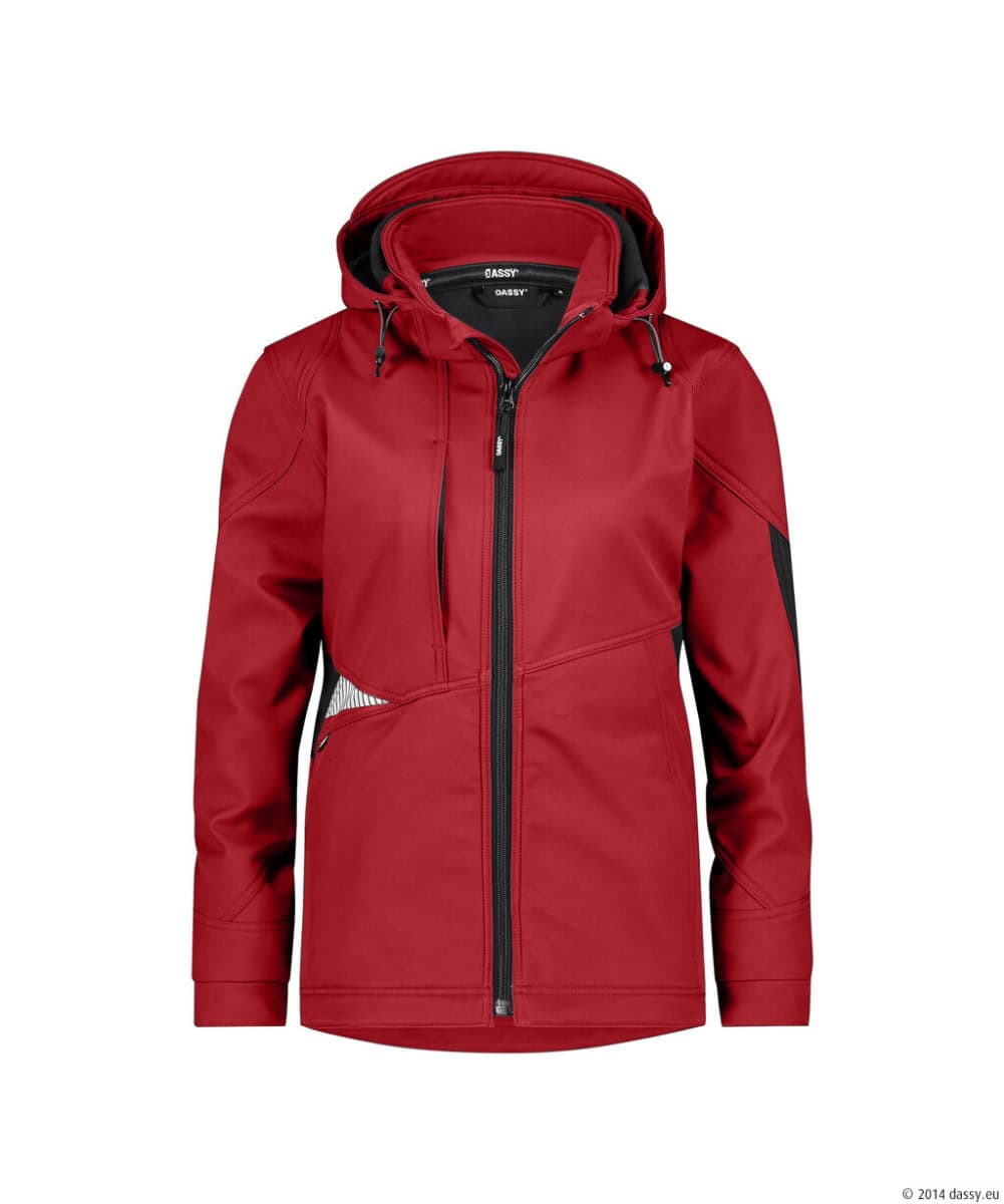 GRAVITY Next Softshell Women Rood/Zwart