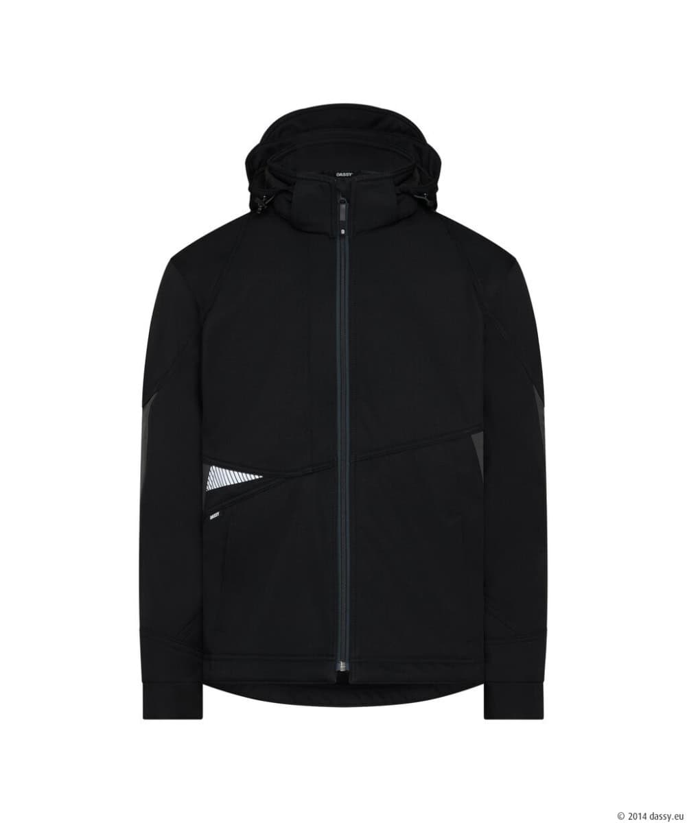 GRAVITY Next Softshell Zwart/Antracietgrijs