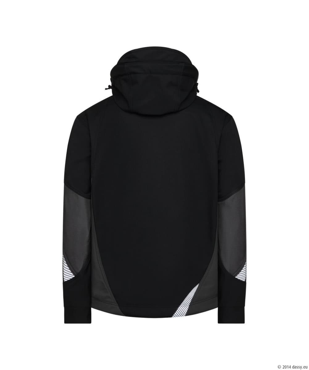 GRAVITY Next Softshell Zwart/Antracietgrijs