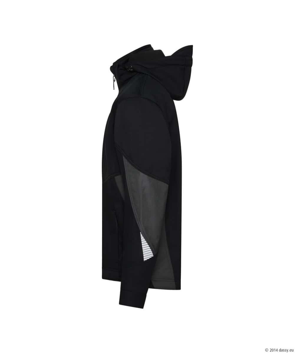 GRAVITY Next Softshell Zwart/Antracietgrijs