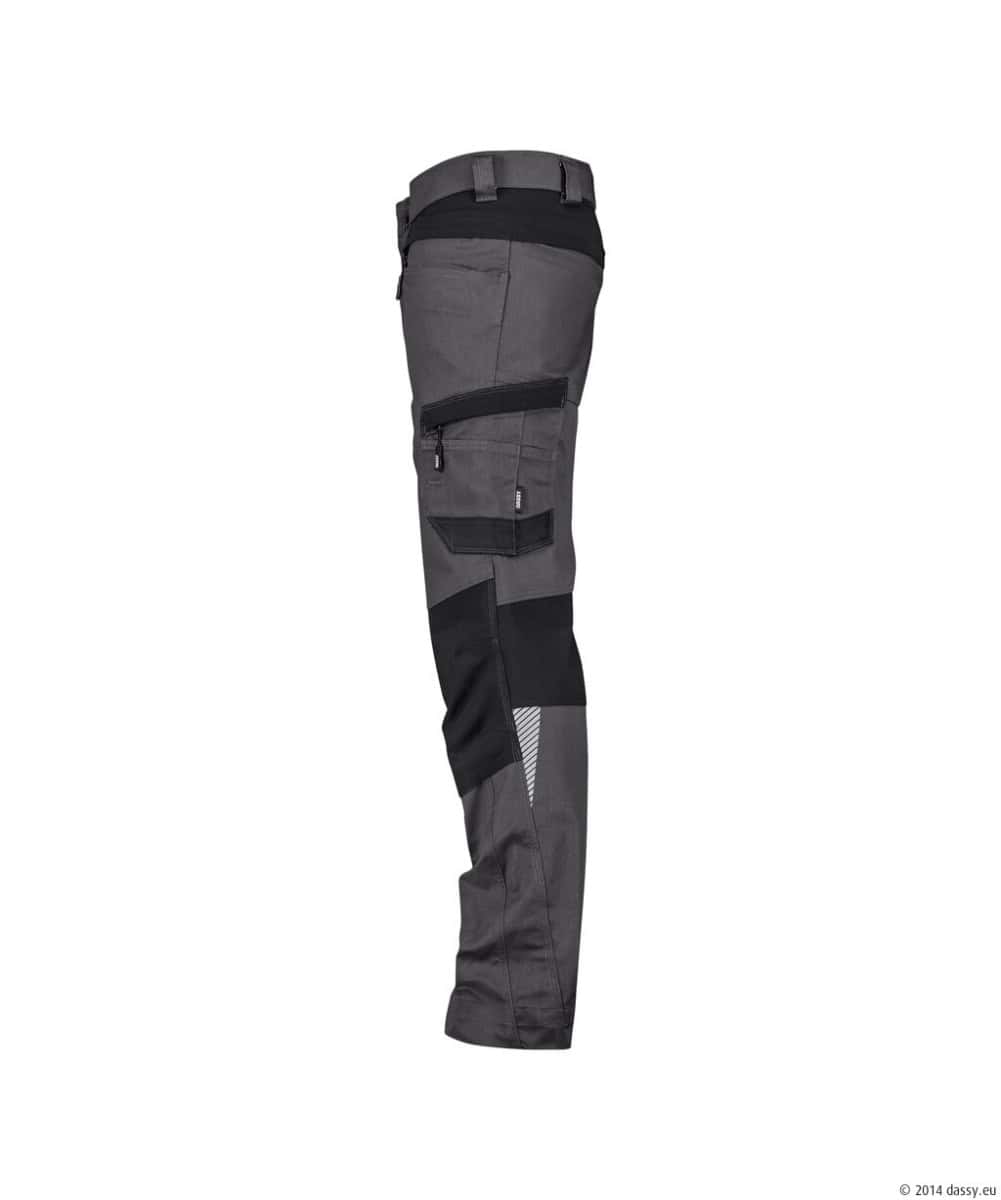HELIX Next Stretch Werkbroek Antracietgrijs/Zwart