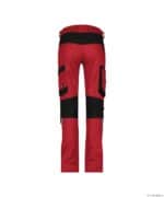 HELIX Next Stretch Werkbroek Dames Rood/Zwart