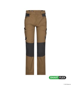 HELIX Next Stretch Werkbroek PLUS Leembruin/Antracietgrijs