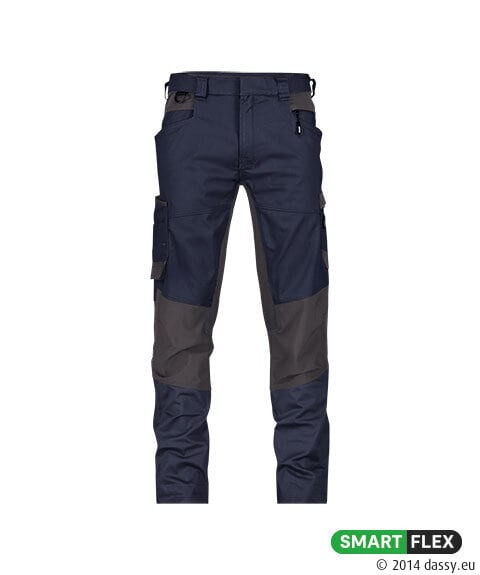 HELIX Next Stretch Werkbroek PLUS Nachtblauw/Antracietgrijs