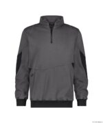 HYRAX Next Half Zip Antracietgrijs/Zwart