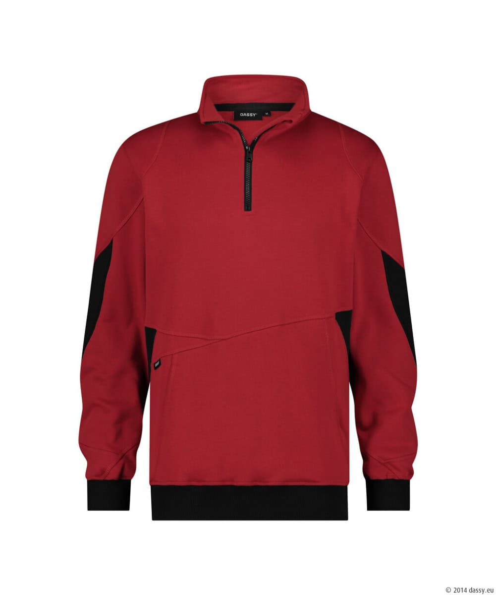 HYRAX Next Half Zip Rood/Zwart
