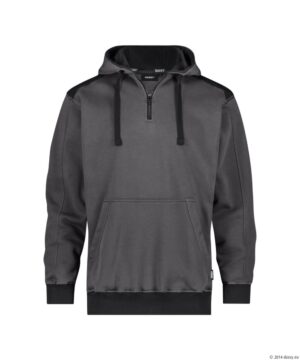 INDY Next Sweater met Kap Antracietgrijs/Zwart