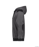 INDY Next Sweater met Kap Antracietgrijs/Zwart