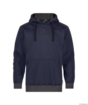 INDY Next Sweater met Kap Nachtblauw/Antracietgrijs