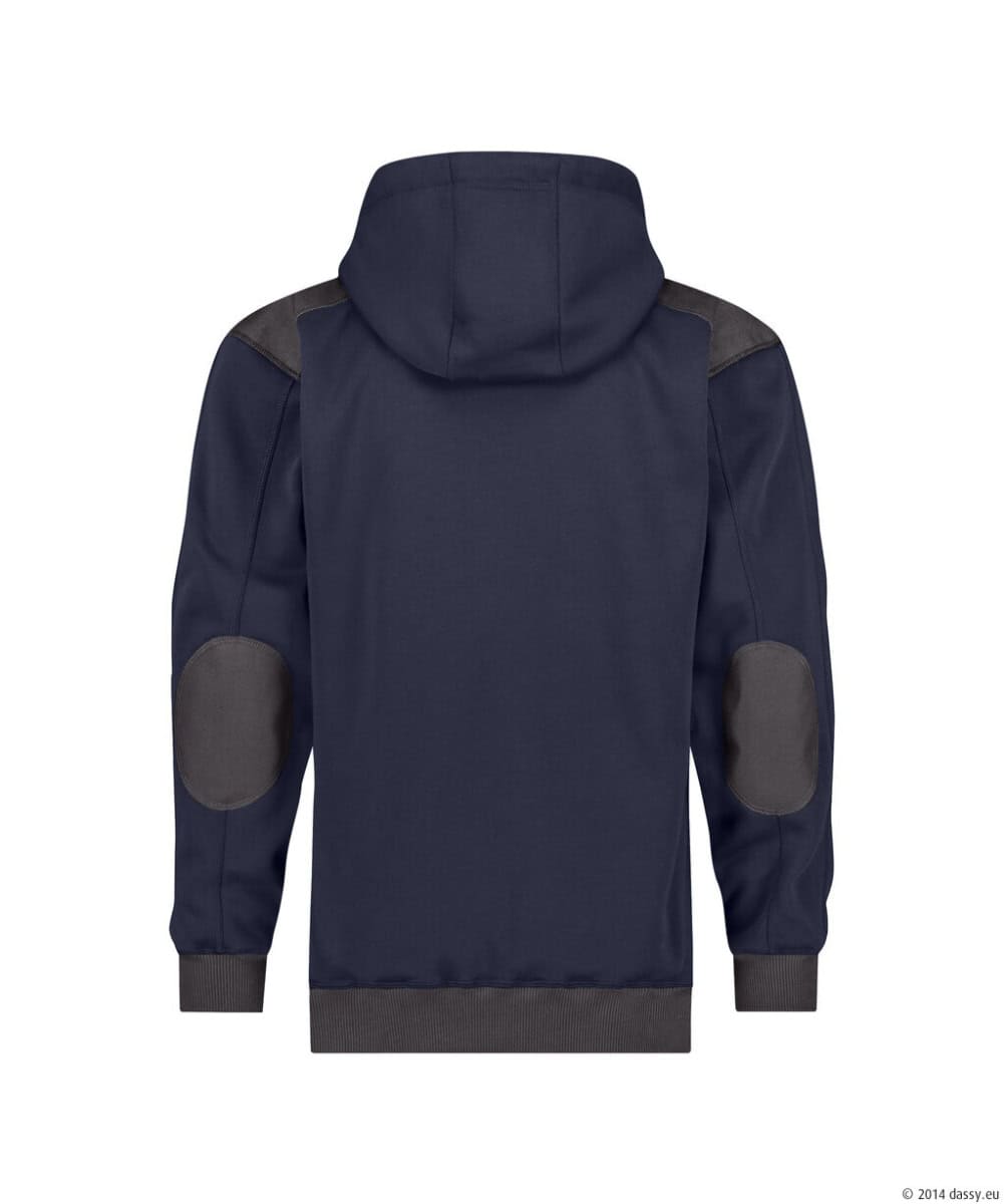 INDY Next Sweater met Kap Nachtblauw/Antracietgrijs