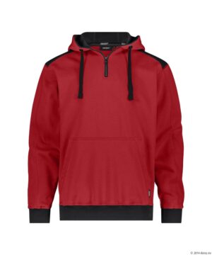 INDY Next Sweater met Kap Rood/Zwart