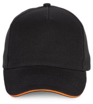 KP189 Pet - 5 panelen Zwart/Oranje