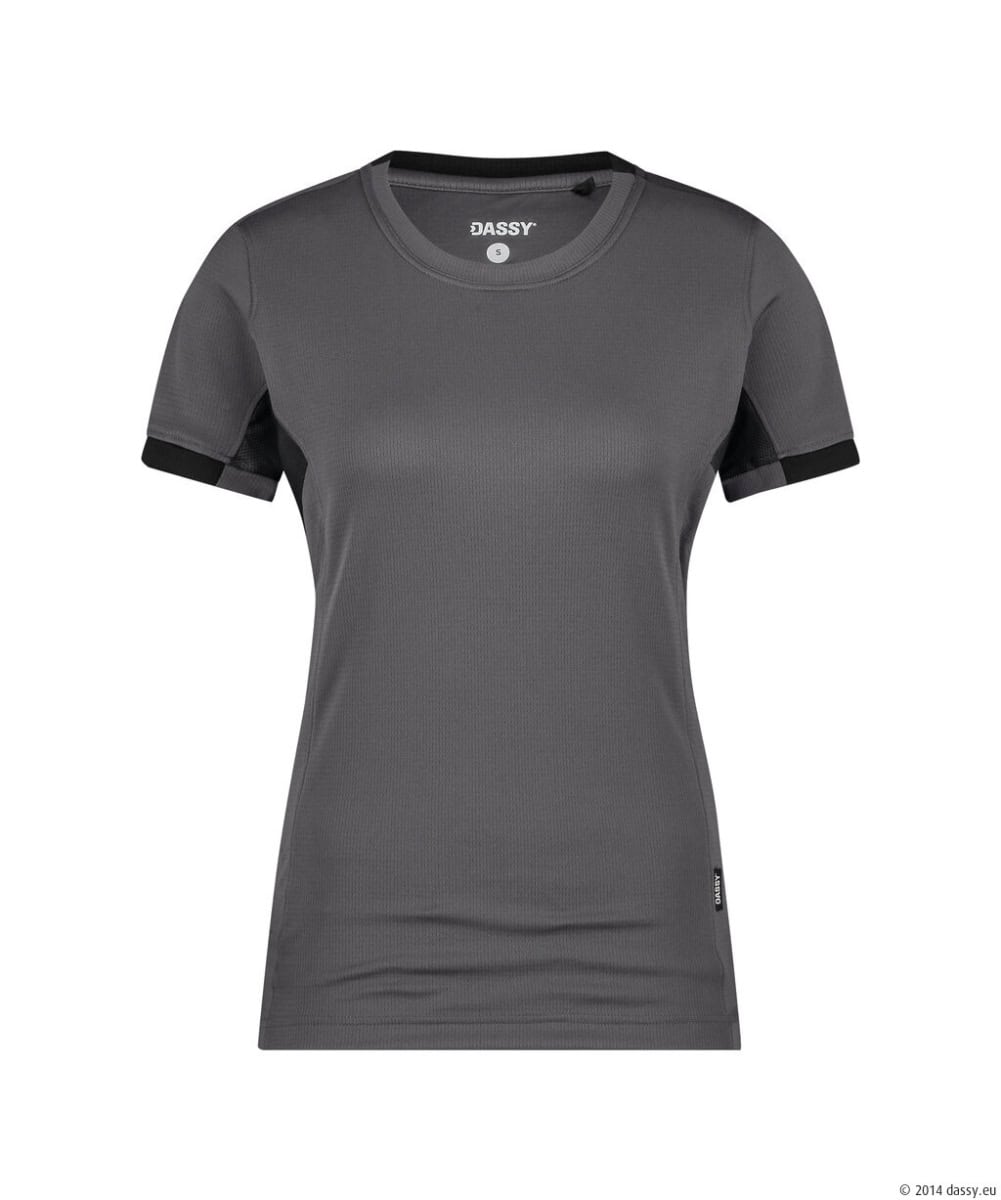 NEXUS Next T-Shirt Dames Antraciegrijs/Zwart