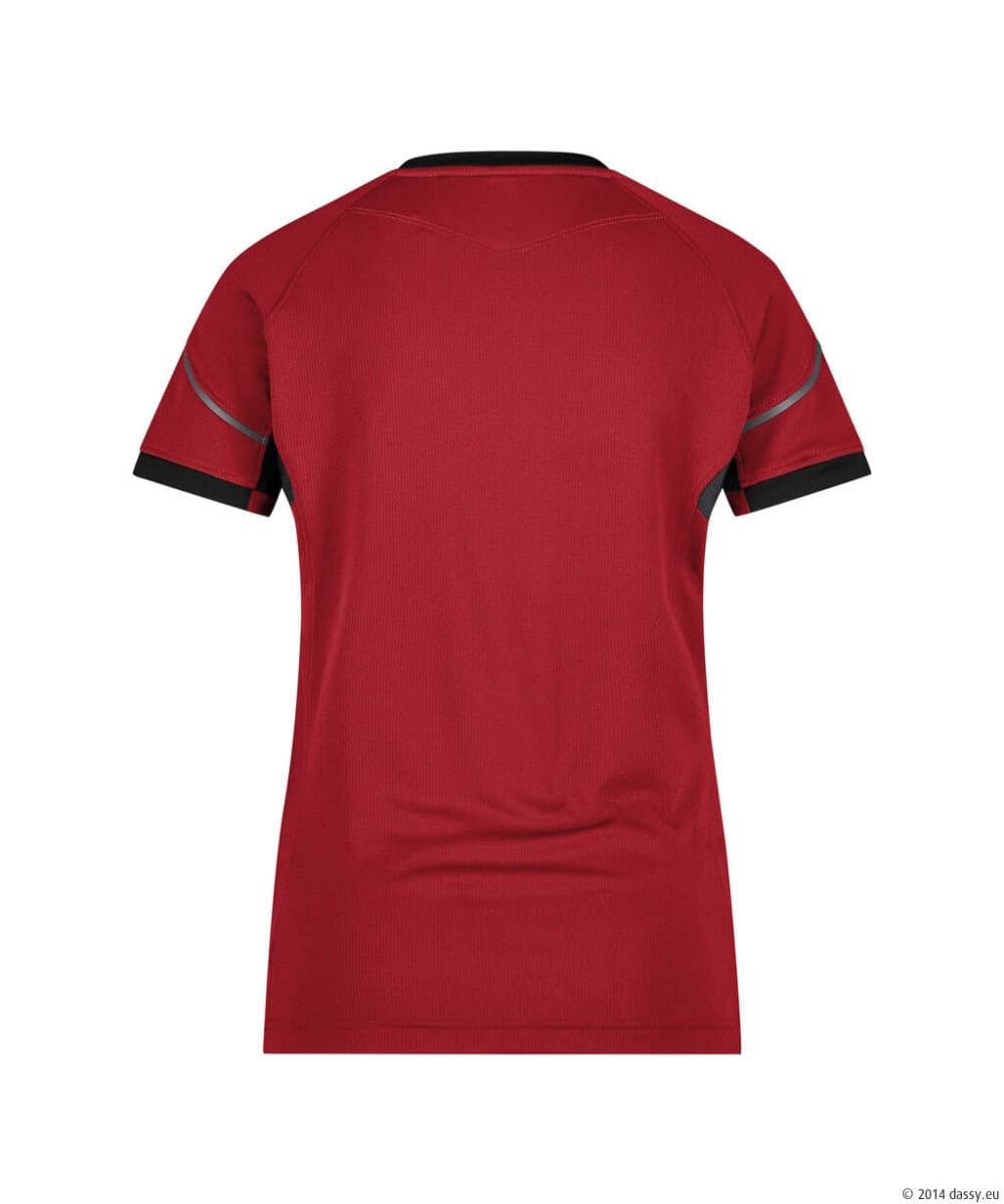 NEXUS Next T-Shirt Dames Rood/Zwart