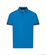 TRAXION Next Polo Azuurblauw/Antracietgrijs