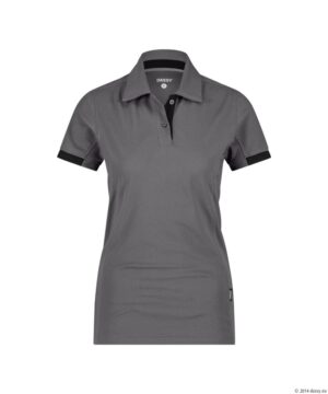TRAXION Next Polo Dames Antracietgrijs/Zwart