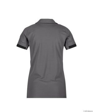 TRAXION Next Polo Dames Antracietgrijs/Zwart