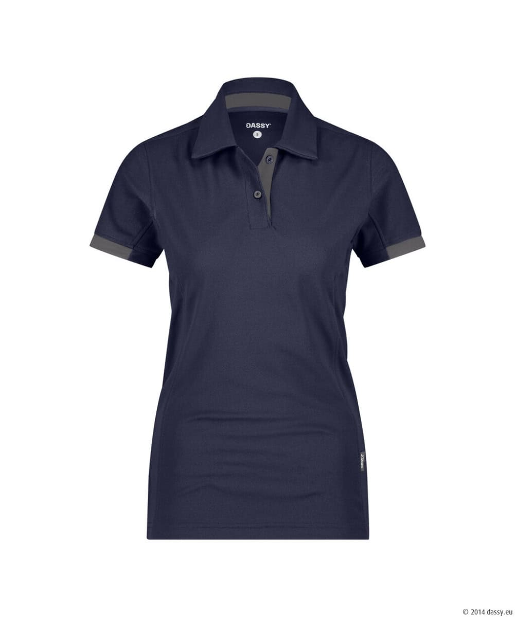 TRAXION Next Polo Dames Nachtblauw/Antracietgrijs