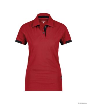 TRAXION Next Polo Dames Rood/Zwart