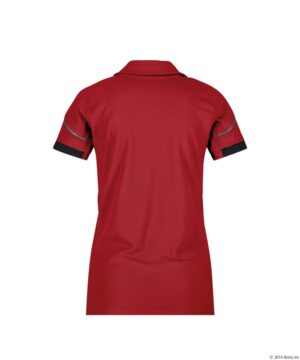 TRAXION Next Polo Dames Rood/Zwart