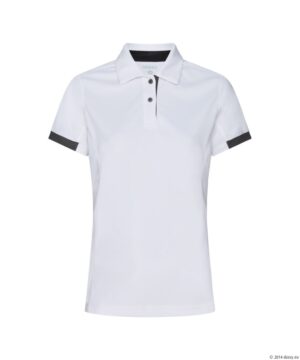TRAXION Next Polo Dames Wit/Antracietgrijs