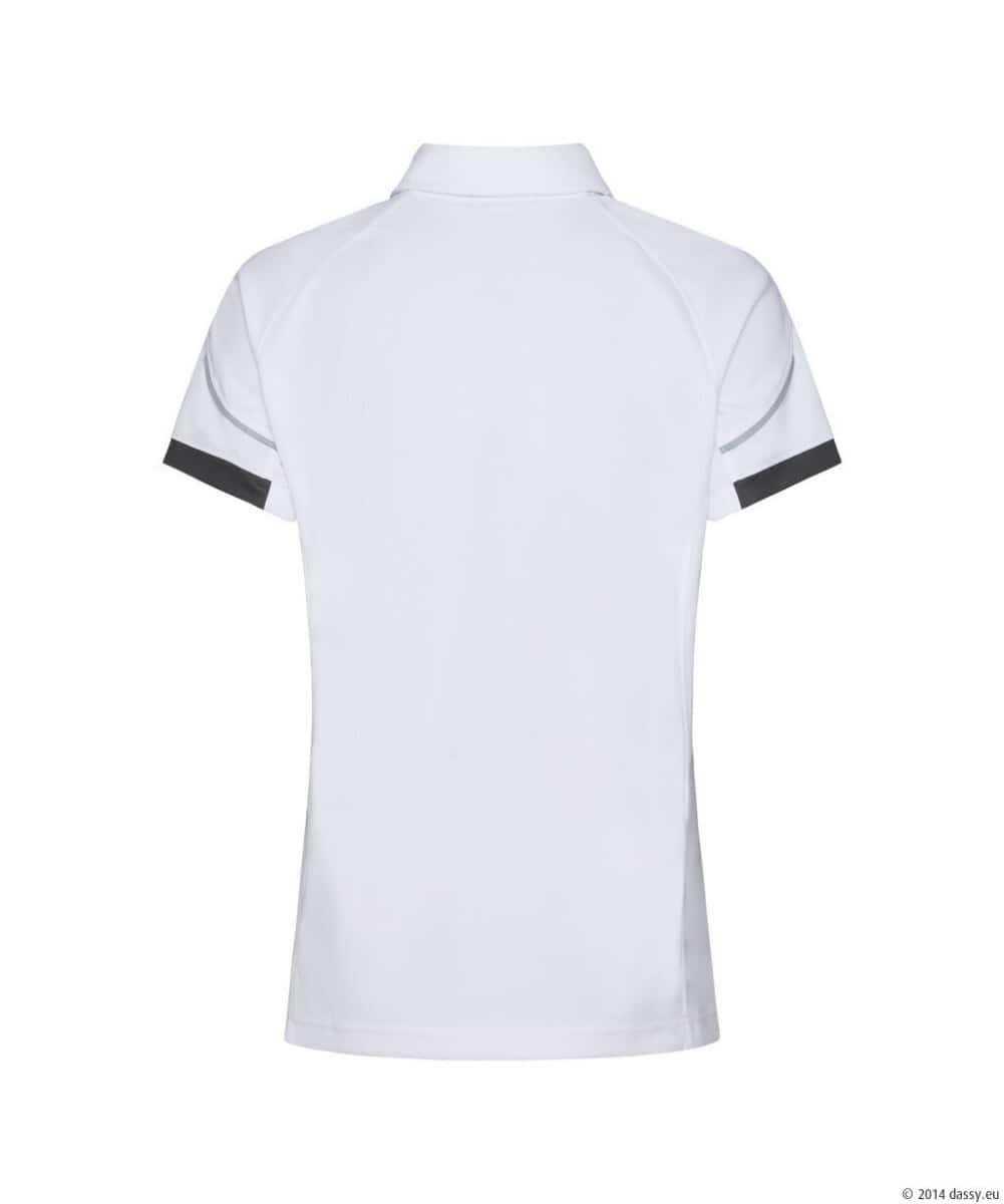 TRAXION Next Polo Dames Wit/Antracietgrijs