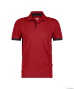 TRAXION Next Polo Rood/Zwart