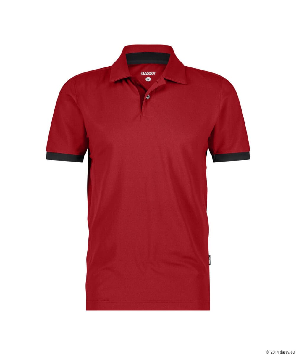 TRAXION Next Polo Rood/Zwart