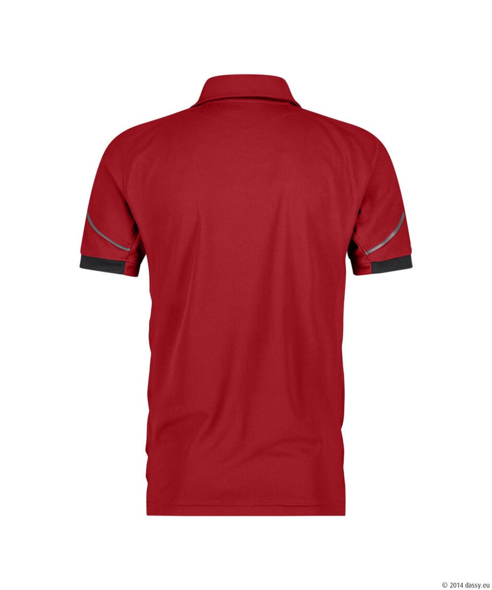 TRAXION Next Polo Rood/Zwart