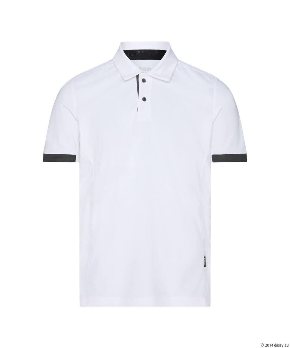 TRAXION Next Polo Wit/Antracietgrijs