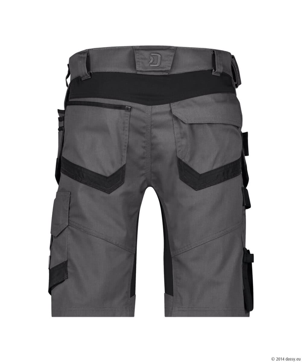 TRIX Next Stretch Werkshort met Holsterzakken Nachtblauw/Antracietgrijs