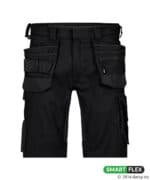 TRIX Next Stretch Werkshort met Holsterzakken Zwart