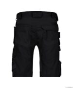TRIX Next Stretch Werkshort met Holsterzakken Zwart