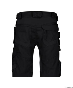 TRIX Next Stretch Werkshort met Holsterzakken Zwart