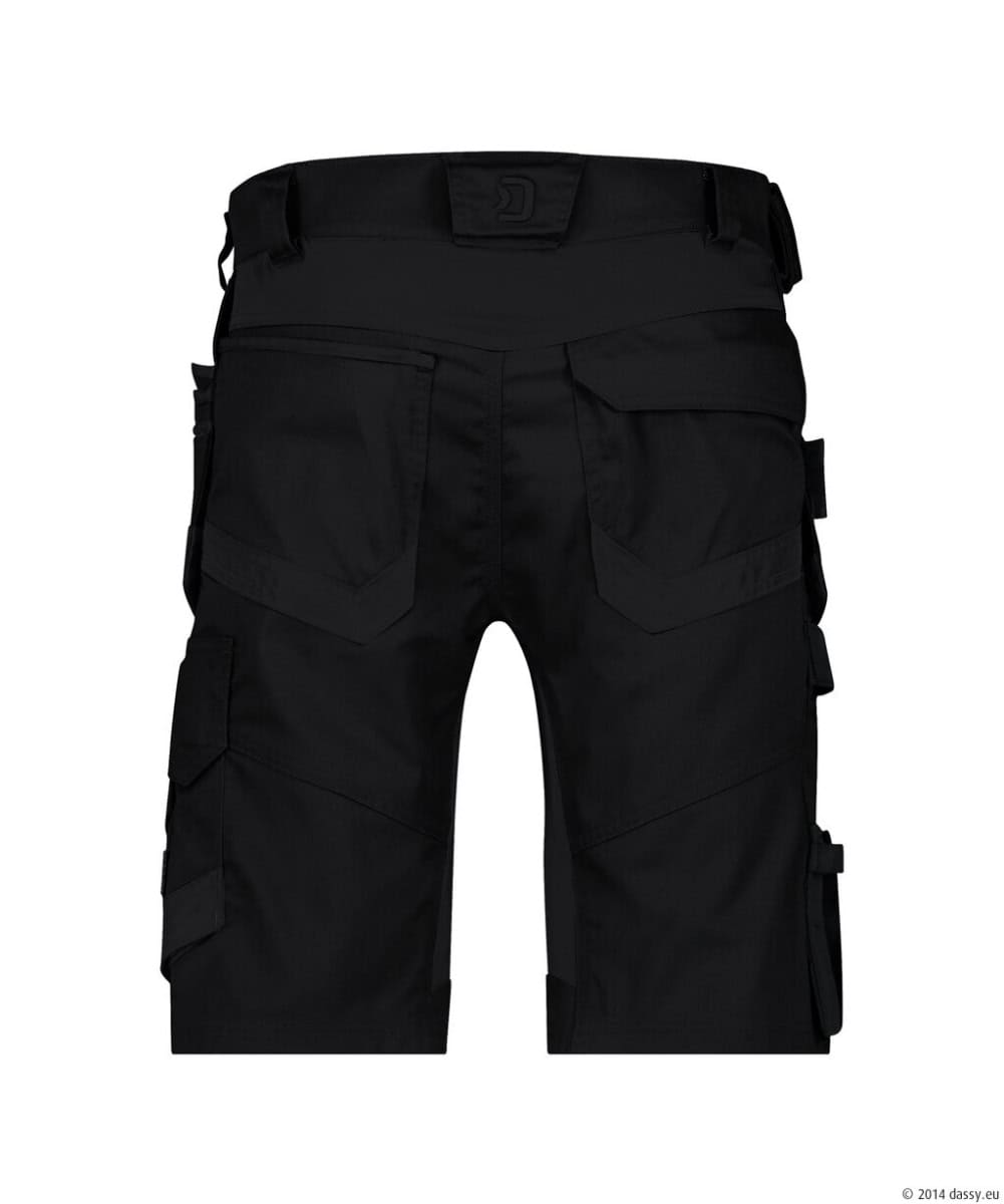 TRIX Next Stretch Werkshort met Holsterzakken Zwart COPY