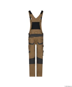 TRONIX Next Bretelbroek met Stretch Leembruin/Antracietgrijs