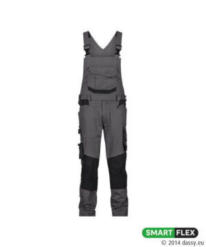TRONIX Next Bretelbroek met Stretch MINUS Antracietgrijs/Zwart