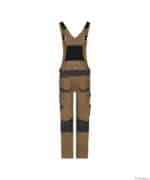 TRONIX Next Bretelbroek met Stretch MINUS Leembruin/Antracietgrijs